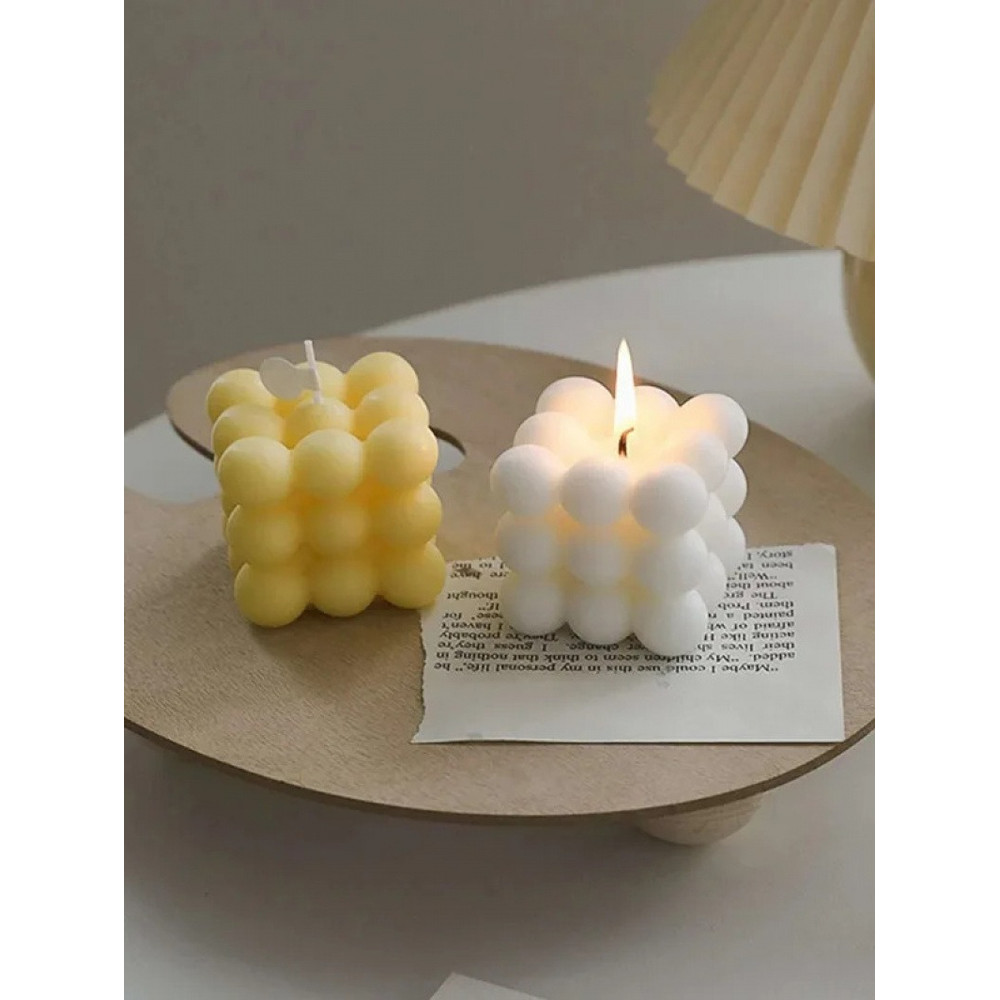 Handmade Creative BallShaped Soy Wax Magic Cube Aromatherapy Candle Luxury Wedding Favor Gift  Uniq 4