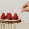 Strawberry Shaped Soy Wax Candles Set Fruit Aroma Smokeless Candles For Meditation Mood Boosting We 1