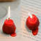 Strawberry Shaped Soy Wax Candles Set Fruit Aroma Smokeless Candles For Meditation Mood Boosting We 0