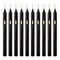 Black Pole Waxs HighQuality DripFree SmokeFree FragranceFree Dinner Candles Ideal For Home Church F 3