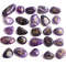 Natural Crystal Rune Stones Set Quartz Agate Crystal Stones For Reiki Healing Witchcraft Spiritual  1