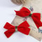 Colour Velvet Ribbon Single Face Bowknot Party Decorations Christmas Ribbon Line 1