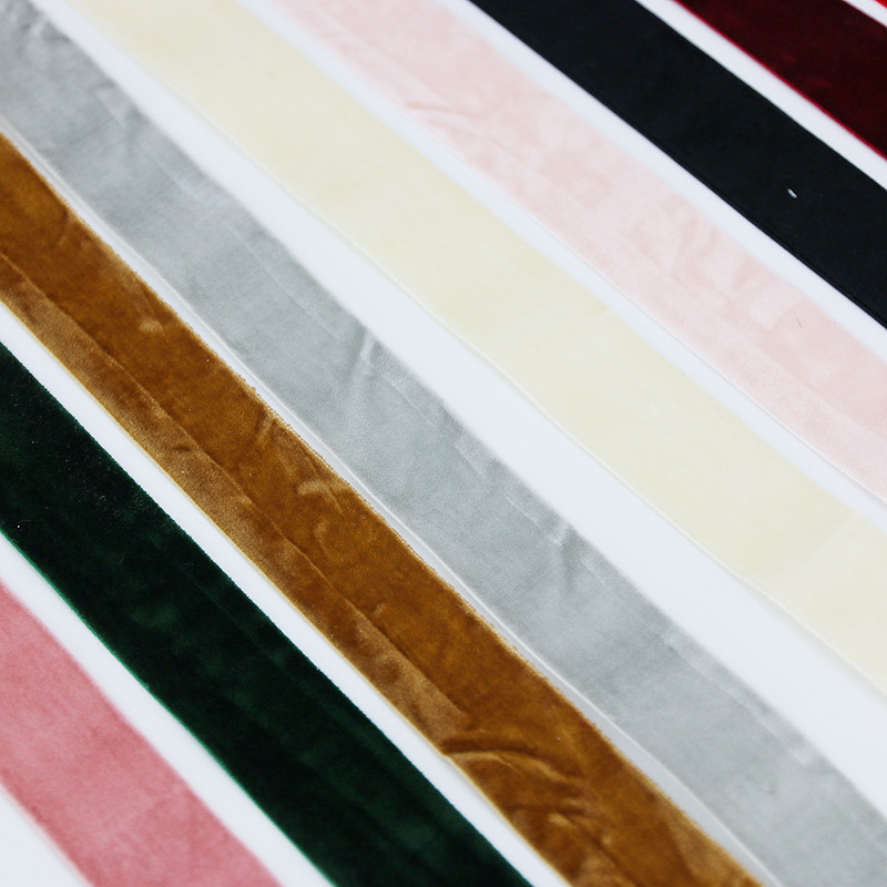 Handmade Christmas Lace Velvet Ribbon Wholesale Gift Wrapping Decoration Velvet Ribbon Party Ribbon 1