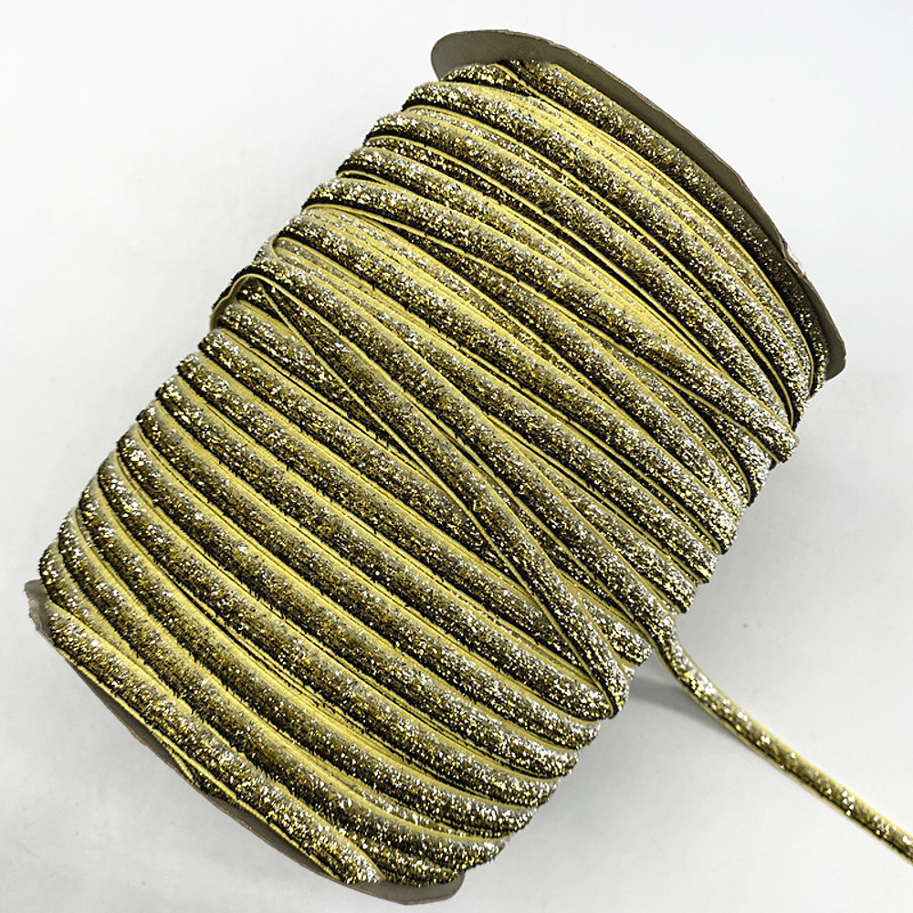 Velvet Ribbon Glitter Single Face Ribbon Bow No Elastic Headband Clips Decoration 6