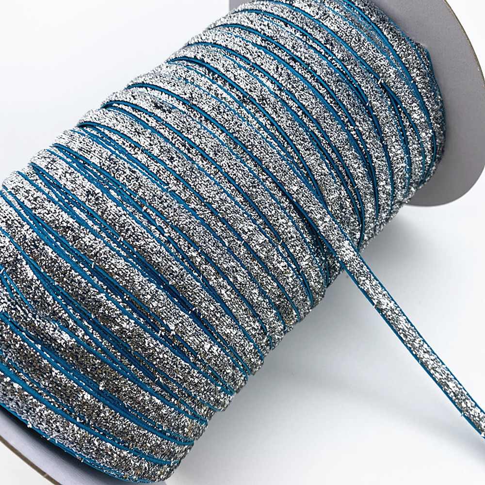 Velvet Ribbon Glitter Single Face Ribbon Bow No Elastic Headband Clips Decoration 11