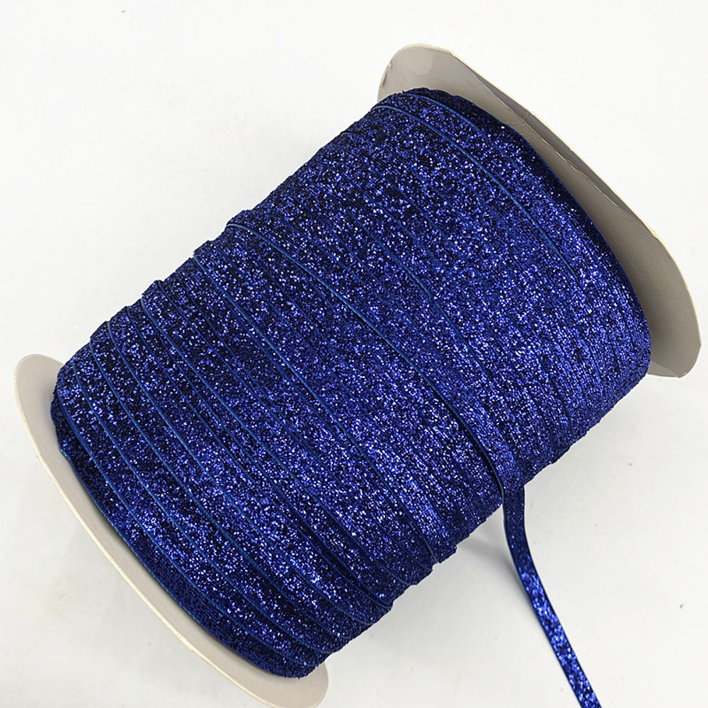 Velvet Ribbon Glitter Single Face Ribbon Bow No Elastic Headband Clips Decoration 23