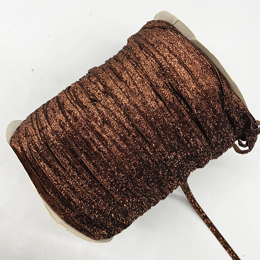 Velvet Ribbon Glitter Single Face Ribbon Bow No Elastic Headband Clips Decoration 24