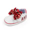 Citgeett Baby Girl Autumn Sneaker with Bow, Leopard Print Flats for First Walkers & Casual Daily Outfits