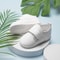 Matte Leather Baby Shoes, Toddler First Walkers with Rubber Soft-Sole & Anti-Slip Flat Infant Mirror Shoes