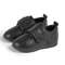 Matte Leather Baby Shoes, Toddler First Walkers with Rubber Soft-Sole & Anti-Slip Flat Infant Mirror Shoes