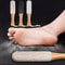 Professional Pedicure Tool Bamboo Handle Foot File Natural Pumice Stone Exfoliator For Dead Skin C 0