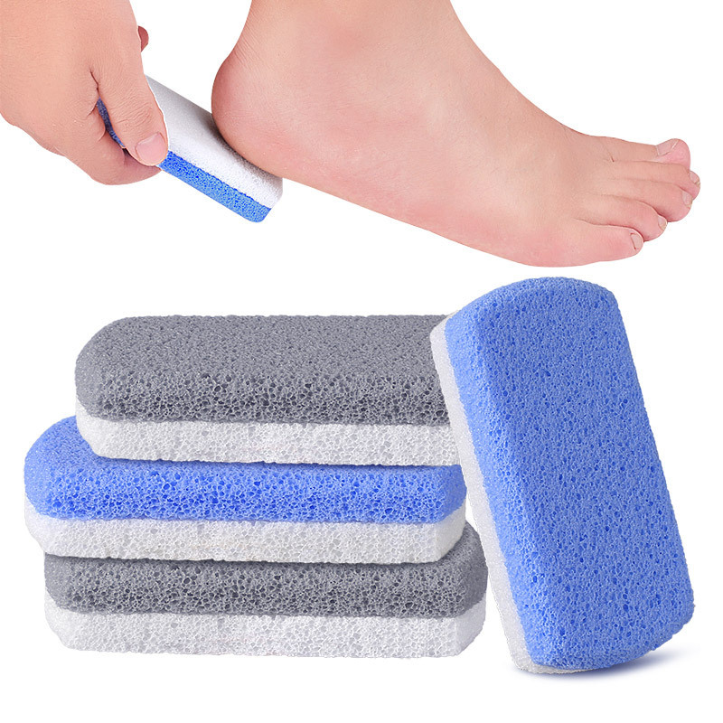 Professional Double Sided Pumice Stone Callus Remover, High Quality Pedicure Tools Foot File Glass Stone for Smooth