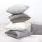 Soft Velvet Gray Cushion Cover SkinFriendly Pillowcase For Modern Sofa Living Room Decoration Throw 0