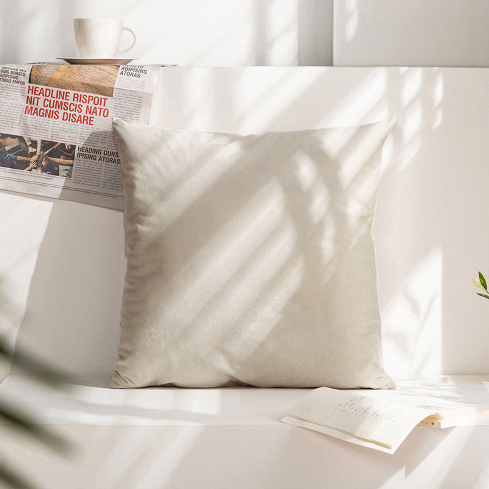 Soft Velvet Gray Cushion Cover SkinFriendly Pillowcase For Modern Sofa Living Room Decoration Throw 8