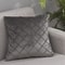 Nordic Dark Gray Velvet Cushion Covers Plaid Pillowcases Decorative Pillow Covers for Sofa and Home Decor