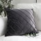 Nordic Dark Gray Velvet Cushion Covers Plaid Pillowcases Decorative Pillow Covers for Sofa and Home Decor