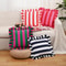 Striped Lace Velvet Pillowcase Soft Cushion Covers Luxury Cozy Pillowcases For Couch Bedroom Living 0