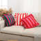 Striped Lace Velvet Pillowcase Soft Cushion Covers Luxury Cozy Pillowcases For Couch Bedroom Living 2