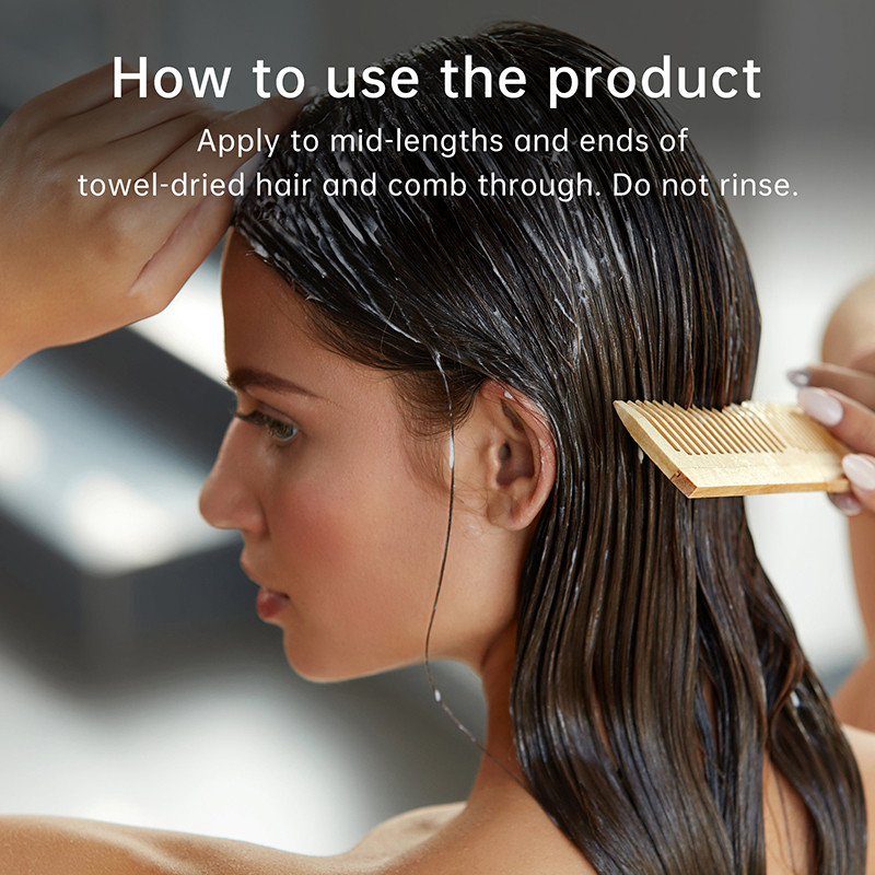 PURC Leave In Conditioner Spray Hair Smoothing Treatment With Coconut Oil Repair For Damaged Dry Fr 2