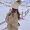 Womens Furry Jacket Lamb Short Coat Winter Warm Thickened Loose Fit Jacket For Ladies Autumn Winter 4