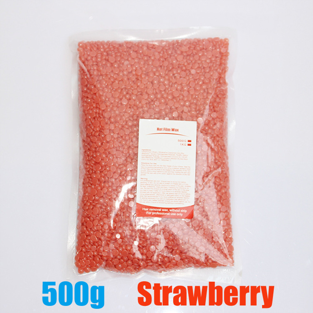 Professional Hard Wax Beans for Hair Removal, 1000g Bulk Bag, All Skin Types, Low Temperature Waxing Beads for Full Body