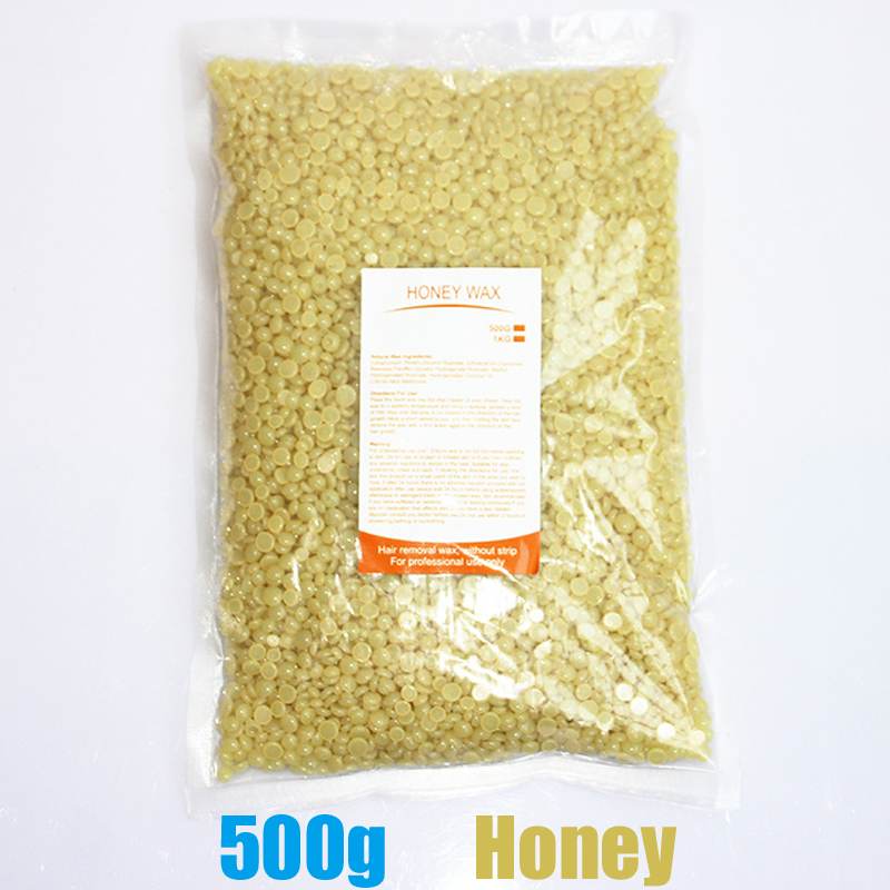 Professional Hard Wax Beans for Hair Removal, 1000g Bulk Bag, All Skin Types, Low Temperature Waxing Beads for Full Body
