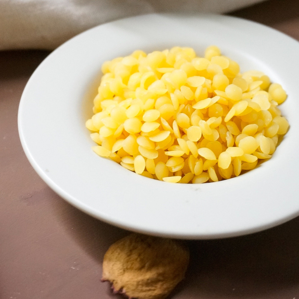 Pure Granular Beeswax, Natural Cosmetic Grade Pellets for DIY Lipstick, Furniture Polish, Wood Finish, Leather Condition