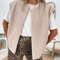 Elegant Women's Wool Vest, Korean Dongdaemun Double Sided Design, Hand Sewn V Neck Vest, Fashionable Outerwear Jacket