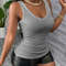 Y2k Crop Top, Women Sling Camisole, Sexy Sleeveless V Neck Vest, Casual Summer Tanks for Women