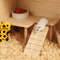 Hamster Wooden Ladder Platform Jumping Board Playground Small Pet Stairs Toy Hamster Climbing Toy F 1