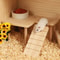 Hamster Wooden Ladder Platform Jumping Board Playground Small Pet Stairs Toy Hamster Climbing Toy F 1