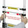 DayPlus Telescoping Stainless Steel Folding Ladder Extendable Portable Loft Ladder Max Load 2