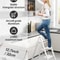 Folding Aluminum Step Ladder With Wide Rungs Portable Lightweight Ladder 150kg NonSlip Feet Steppin 2