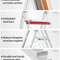 Folding Aluminum Step Ladder With Wide Rungs Portable Lightweight Ladder 150kg NonSlip Feet Steppin 5
