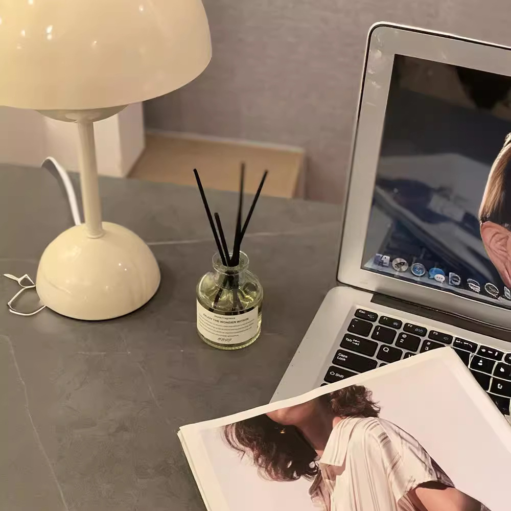 Flameless Home Fragrance Oil Freesia Jasmine with Rattan Diffuser Stick Room Air Freshener & Home Decoration Scent