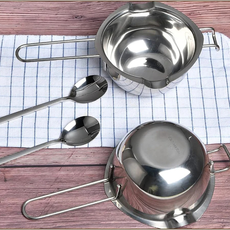 Stainless Steel Candle Making Pouring Pot Double Boiler Wax Melting Pot DIY Candle Making Starter K 4
