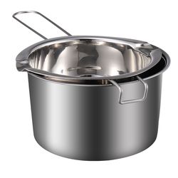 stainless steel double boiler pot wax melting pot chocolate cheese melting pot nice chic safe kitchen cooking tool