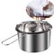 Stainless Steel Double Boiler Pot Wax Melting Pot Chocolate Cheese Melting Pot Nice Chic Safe Kitch 4