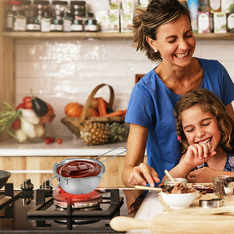 Stainless Steel Double Boiler Pot Wax Melting Pot Chocolate Cheese Melting Pot Nice Chic Safe Kitch 2