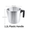 Candle Making Pouring Pot Double Boiler Wax Melting Pot Stainless Steel Pitcher with Heat-Resistant Handle for Homemade
