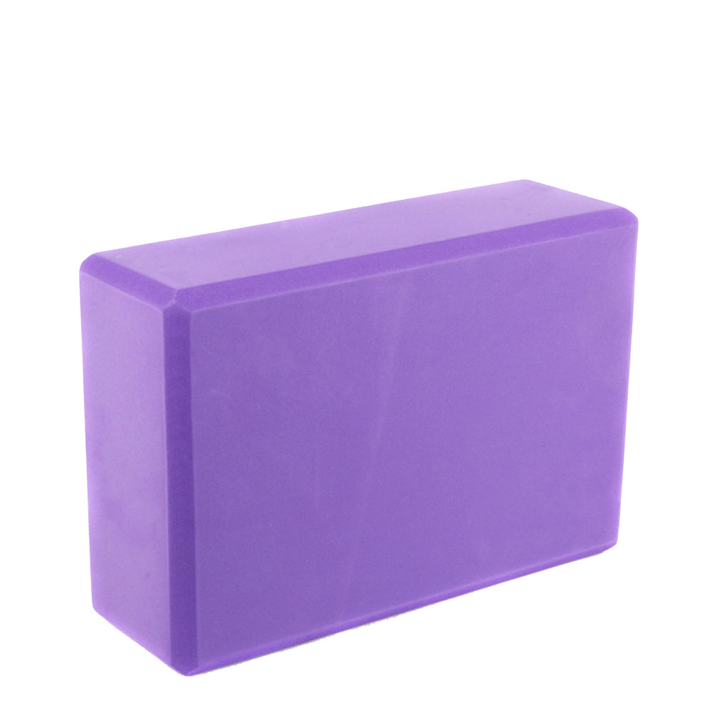 Purple High Density Yoga Blocks Firm EVA Foam Bricks Gymnastics Block For Muscle Pain Relief Stretc 3
