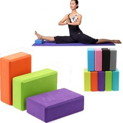 non-slip eva yoga block brick foam for body shaping, pilates, stretching, gym training & fitness health equipment