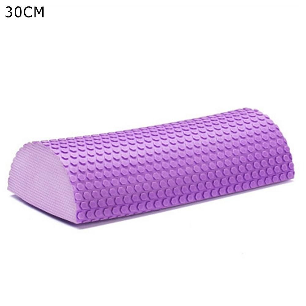 Half Round EVA Foam Roller for Yoga Pilates Fitness Massage Balance Blocks with Floating Point Texture