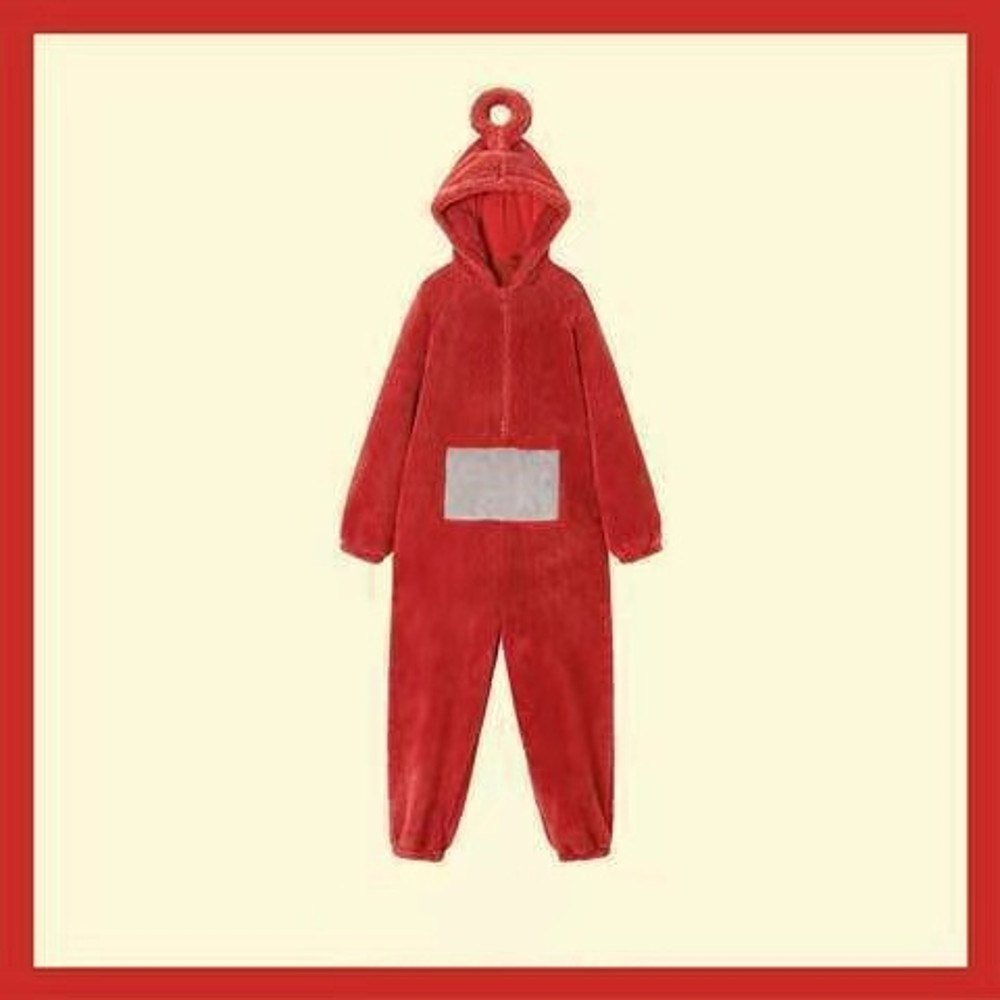 Soft Teletubbies Onesie Pajamas For Adults Long Sleeve Dipsy Tinky Winky Po Lala Costume Unisex Hom 4
