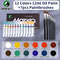 Marie's Oil Paint Kit, 19 Piece Set with 12 Vibrant Colors, 7 Brushes, Ideal Oil Painting Set for Beginners and Crafters