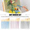10Pcs Artist Paint Brush Set Multi Functional Nylon Hair Brushes For Watercolor Gouache Oil And Acr 0