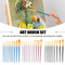 10Pcs Artist Paint Brush Set Multi Functional Nylon Hair Brushes For Watercolor Gouache Oil And Acr 0