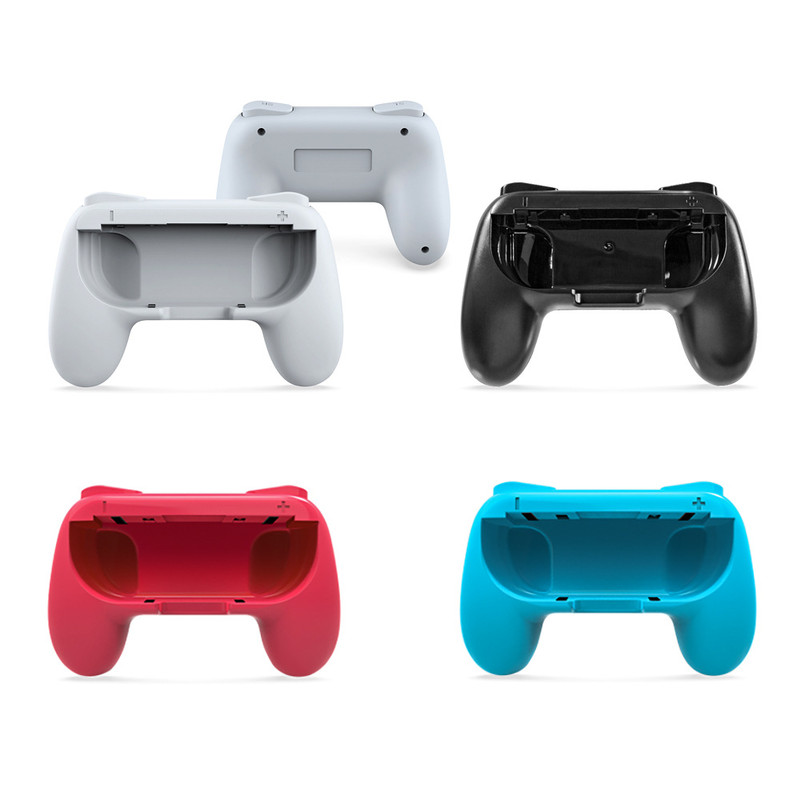 Joycon Bracket Stand Holder, Compatible with Nintendo Switch and OLED, JOY CON Controller Grip, Gamepad Handle Accessory