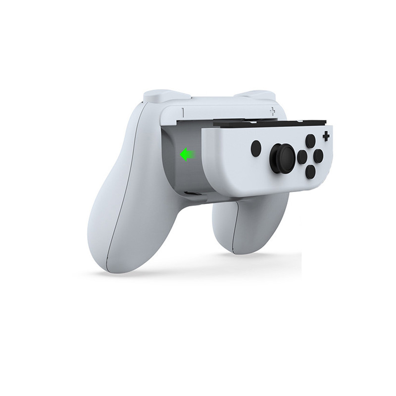 Joycon Bracket Stand Holder, Compatible with Nintendo Switch and OLED, JOY CON Controller Grip, Gamepad Handle Accessory