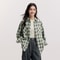 Semir Women's Shirt, Vintage Checkered Top, Oversize Long Sleeve, Mid Long Style, Spring New Fashion